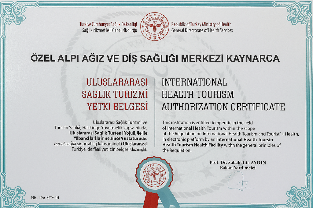 Alpi Certificate